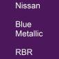 Preview: Nissan, Blue Metallic, RBR.